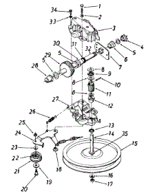 Parts parts for Mtd Self-Propelled Walk-Behind Mower 127-560-034 from AppliancePartsPros.com