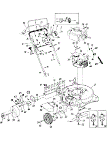 Parts parts for Mtd Self-Propelled Walk-Behind Mower 128-226R000 / 1988 from AppliancePartsPros.com