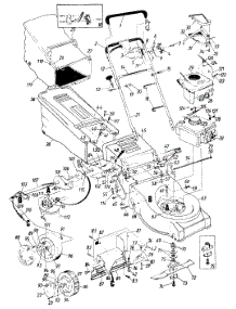 Parts parts for Mtd Self-Propelled Walk-Behind Mower 128-469R000 / 1988 from AppliancePartsPros.com