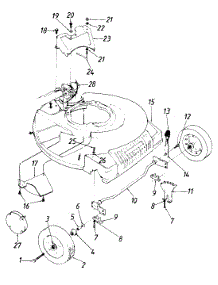 21" parts for Mtd Self-Propelled Walk-Behind Mower 12872-7 / 1987 from AppliancePartsPros.com
