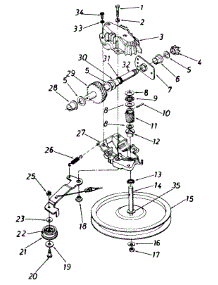 21" parts for Mtd Self-Propelled Walk-Behind Mower 12884-7 / 1987 from AppliancePartsPros.com