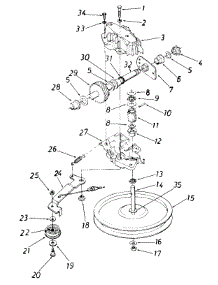 21" parts for Mtd Self-Propelled Walk-Behind Mower 12884-8 / 1988 from AppliancePartsPros.com