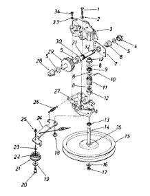 Rotary parts for Mtd Self-Propelled Walk-Behind Mower 12886E-9 / 1989 from AppliancePartsPros.com