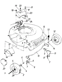 21" parts for Mtd Self-Propelled Walk-Behind Mower 12886R-9 / 1989 from AppliancePartsPros.com