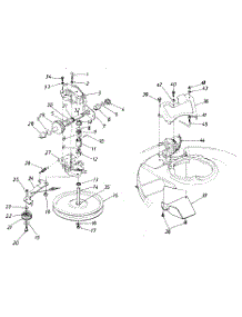 Parts parts for Mtd Self-Propelled Walk-Behind Mower 129-836R401 / 1989 from AppliancePartsPros.com