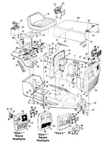 Parts parts for Mtd Lawn Tractor 130-341D000 / 1990 from AppliancePartsPros.com