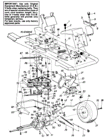 Riding parts for Mtd Lawn Tractor 130511B / 1990 from AppliancePartsPros.com