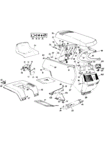 Lawn parts for Mtd Lawn Tractor 130654F / 1990 from AppliancePartsPros.com