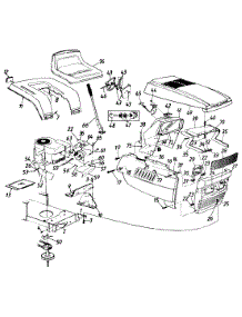 Lawn parts for Mtd Lawn Tractor 130659F / 1990 from AppliancePartsPros.com