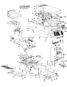 Lawn parts for Mtd Lawn Tractor 130734G / 1990 from AppliancePartsPros.com