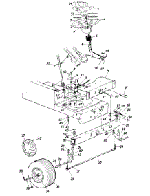 Lawn parts for Mtd Lawn Tractor 130734G / 1990 from AppliancePartsPros.com