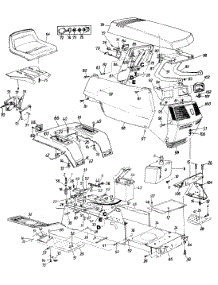 Lawn parts for Mtd Lawn Tractor 130754F / 1990 from AppliancePartsPros.com