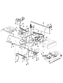 Lawn parts for Mtd Lawn Tractor 130754F / 1990 from AppliancePartsPros.com