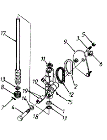 Steering parts for Mtd Lawn Tractor 130784G / 1990 from AppliancePartsPros.com