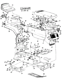 Lawn parts for Mtd Lawn Tractor 130824H / 1990 from AppliancePartsPros.com