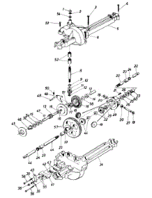 Single Speed Transaxle Left Hand parts for Mtd Lawn Tractor 131-346D000 / 1991 from AppliancePartsPros.com