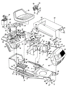 Parts parts for Mtd Lawn Tractor 131-451-000 / STYLE 1 1991 from AppliancePartsPros.com