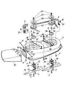 36" & 38" Mowing Decks parts for Mtd Lawn Tractor 131-457-000 / 1991 from AppliancePartsPros.com