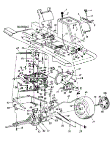 Parts parts for Mtd Lawn Tractor 131-533-000 / 1991 from AppliancePartsPros.com