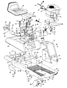 Parts parts for Mtd Lawn Tractor 131-541-000 / 1991 from AppliancePartsPros.com