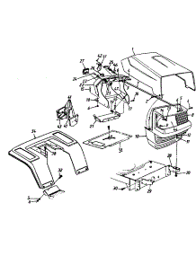 Parts parts for Mtd Lawn Tractor 131-600-000 / 1991 from AppliancePartsPros.com