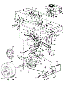 Parts parts for Mtd Lawn Tractor 131-643-000 / 1991 from AppliancePartsPros.com