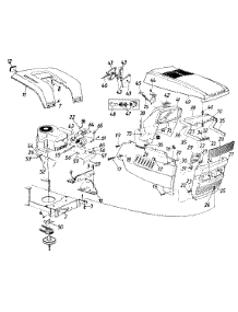 Lawn parts for Mtd Lawn Tractor 131659F / 1991 from AppliancePartsPros.com