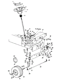 Lawn parts for Mtd Lawn Tractor 131664G / 1991 from AppliancePartsPros.com