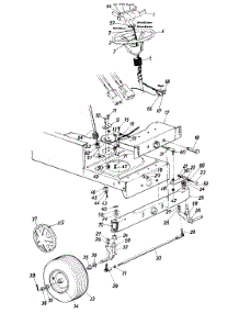 Lawn parts for Mtd Lawn Tractor 131684G / 1991 from AppliancePartsPros.com