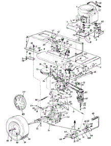 Lawn parts for Mtd Lawn Tractor 131684G / 1991 from AppliancePartsPros.com