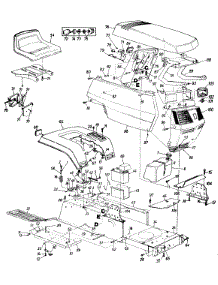 Lawn parts for Mtd Lawn Tractor 131704F / 1991 from AppliancePartsPros.com