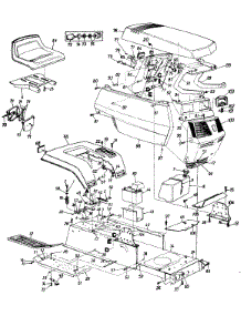 Lawn parts for Mtd Lawn Tractor 131734G / 1991 from AppliancePartsPros.com
