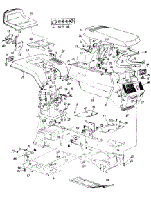 Lawn parts for Mtd Lawn Tractor 131824H / 1991 from AppliancePartsPros.com