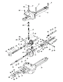 Transaxle Assembly Model 618-0027 parts for Mtd Lawn Tractor 132-312D000 / 1992 from AppliancePartsPros.com
