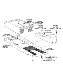 Main Frame & Engine Cover Assembly parts for Mtd Lawn Tractor 132-511-000 / DECK C 1992 from AppliancePartsPros.com