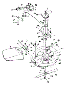 Side Discharge Mower Deck parts for Mtd Lawn Tractor 132-520B352 / 1992 from AppliancePartsPros.com