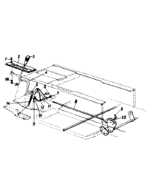 Speed Selector Lever Assembly parts for Mtd Lawn Tractor 132-679G130 / 1992 from AppliancePartsPros.com