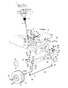 Steering And Front Axle Assembly parts for Mtd Lawn Tractor 132-729G000 / 1992 from AppliancePartsPros.com