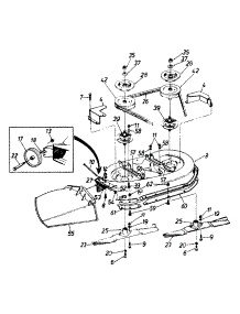 Deck Assembly parts for Mtd Lawn Tractor 132-730-000 / STYLE 6 1992 from AppliancePartsPros.com