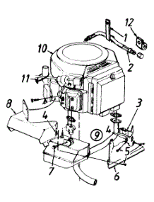 Muffler parts for Mtd Lawn Tractor 132-730-000 / STYLE 6 1992 from AppliancePartsPros.com