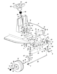 Lawn parts for Mtd Lawn Tractor 13357-9 / 1989 from AppliancePartsPros.com