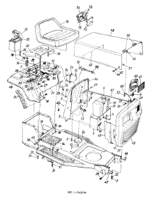 Hood Style 2 parts for Mtd Lawn Tractor 133E452F000 / 1993 from AppliancePartsPros.com