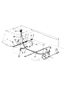 Shift Lever parts for Mtd Lawn Tractor 133L660F352 / 1993 from AppliancePartsPros.com