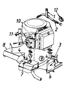 Muffler / Engine, External parts for Mtd Lawn Tractor 133L679G192 / 1993 from AppliancePartsPros.com