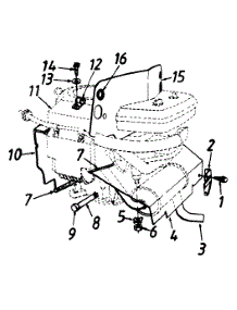 Muffler / Engine, External parts for Mtd Lawn Tractor 133L679G192 / 1993 from AppliancePartsPros.com