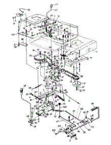 Drive / Pedal Assembly / Frame, Lower parts for Mtd Lawn Tractor 133M617G000 / 1993 from AppliancePartsPros.com