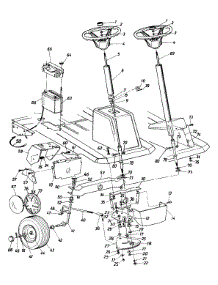 Steering Assembly / Axle, Front / Wheels, Front / Battery parts for Mtd Lawn Tractor 134B560B000 / 1994 from AppliancePartsPros.com