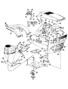 Hood Style 9 parts for Mtd Lawn Tractor 134P679H023 / 1994 from AppliancePartsPros.com