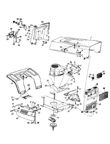 Hood Style 8 parts for Mtd Lawn Tractor 134P698H302 / 1994 from AppliancePartsPros.com