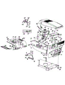 Hood Style 9 parts for Mtd Lawn Tractor 134R619G000 / 1994 from AppliancePartsPros.com